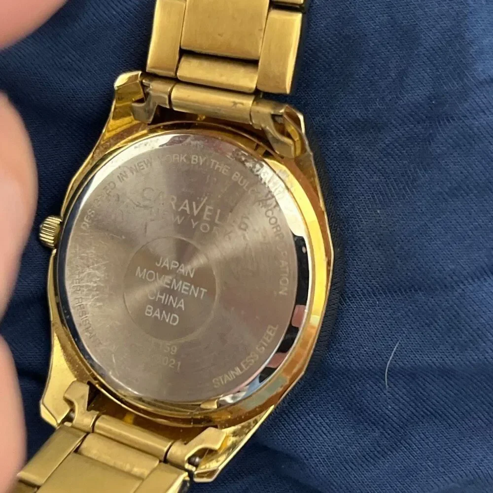 Caravelle New York by Bulova Women's Gold-Tone Water Resistant‎ Wristwatch